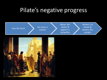 Pilate's Decision Making Mechanism